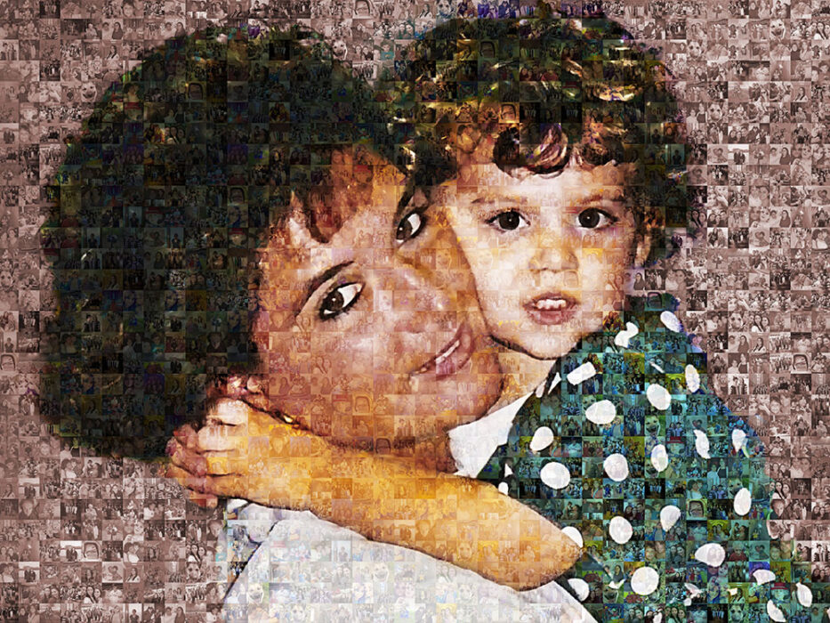Mothers Day photo mosaic