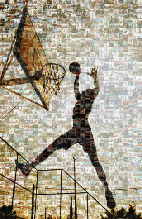 basket ball boyfriend photo mosaic
